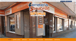 Desktop Screenshot of ferreteriasanabria.es